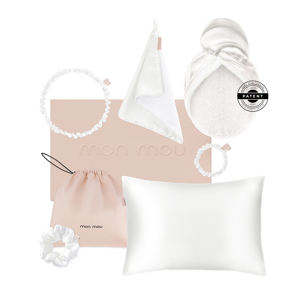 MON MOU Подарунковий набір Білий - SOFT SILK SET WHITE