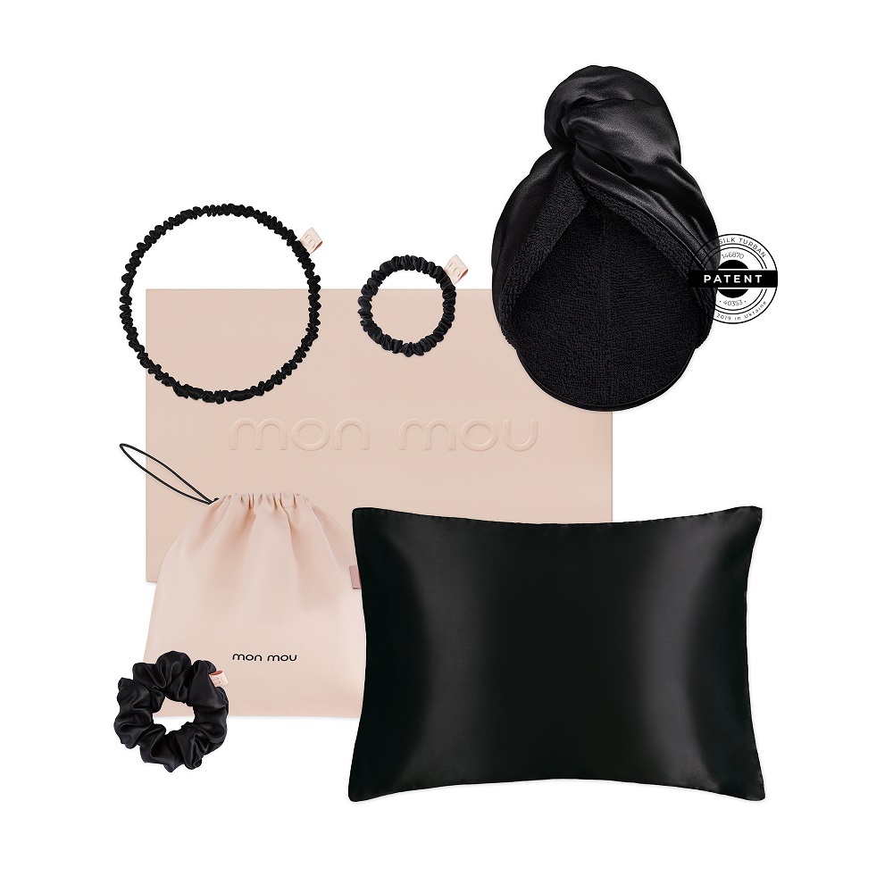 MON MOU Подарунковий набір Чорний - SOFT SILK SET BLACK