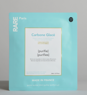 RARE Paris Carbone Glacé Purifying Face Mask - Очищуюча маска для обличчя з гамамелісом та екстрактом мальви