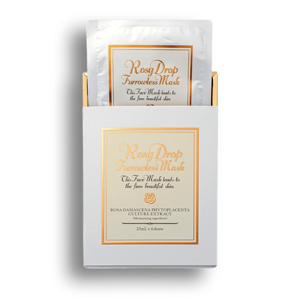 Rosy Drop Furrowless Mask - Зволожуюча маска для обличчя проти зморшок