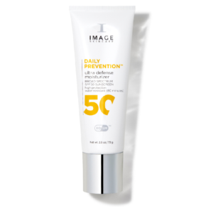 Image Daily Prevention Ultra Defense Moisturizer SPF 50 - Омолоджувальний зволожувальний сонцезахисний крем з SPF 50