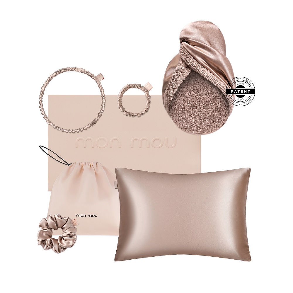 MON MOU Подарунковий набір Бежевий – SOFT SILK SET BEIGE