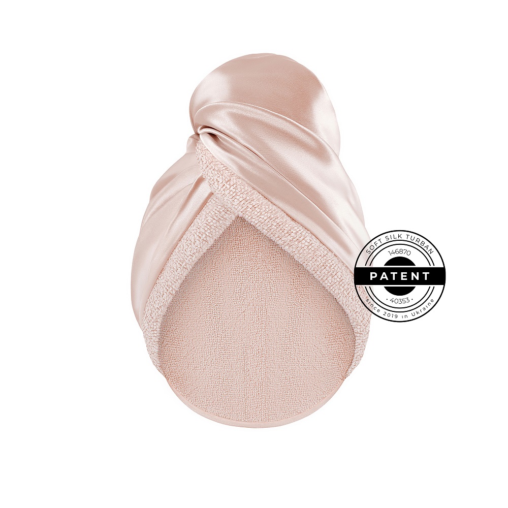 MON MOU Двосторонній рушник-тюрбан для делікатного сушіння волосся.