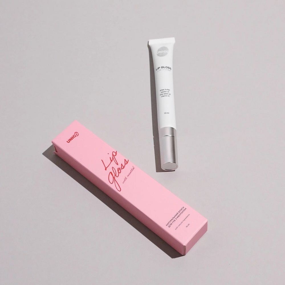 Unico Lip Gloss with menthol - Блиск для губ з ментолом