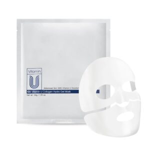 CUSKIN Vitamin U Collagen Hydro Gel Mask - Гідрогелева маска подвійної дії для наповнення та сяйва шкіри