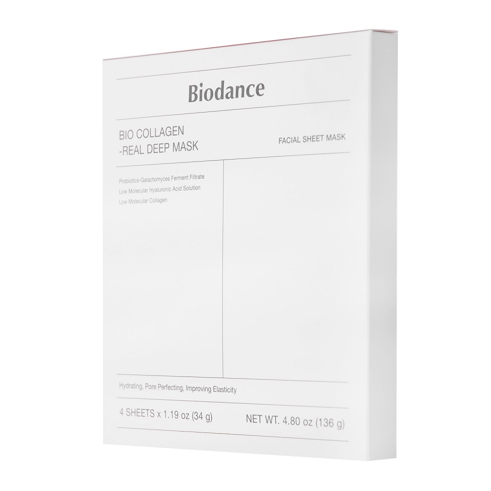Biodance Set of 4 Bio-Collagen Real Deep Masks - Набір зміцнювальних колагенових масок для обличчя