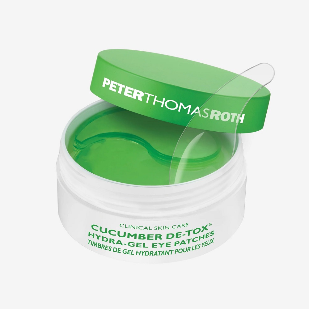 Peter Thomas Roth Cucumber De-tox Hydra-gel Eye Patches - Охолоджуючі гідрогелеві патчі для шкіри навколо очей з екстрактом огірка