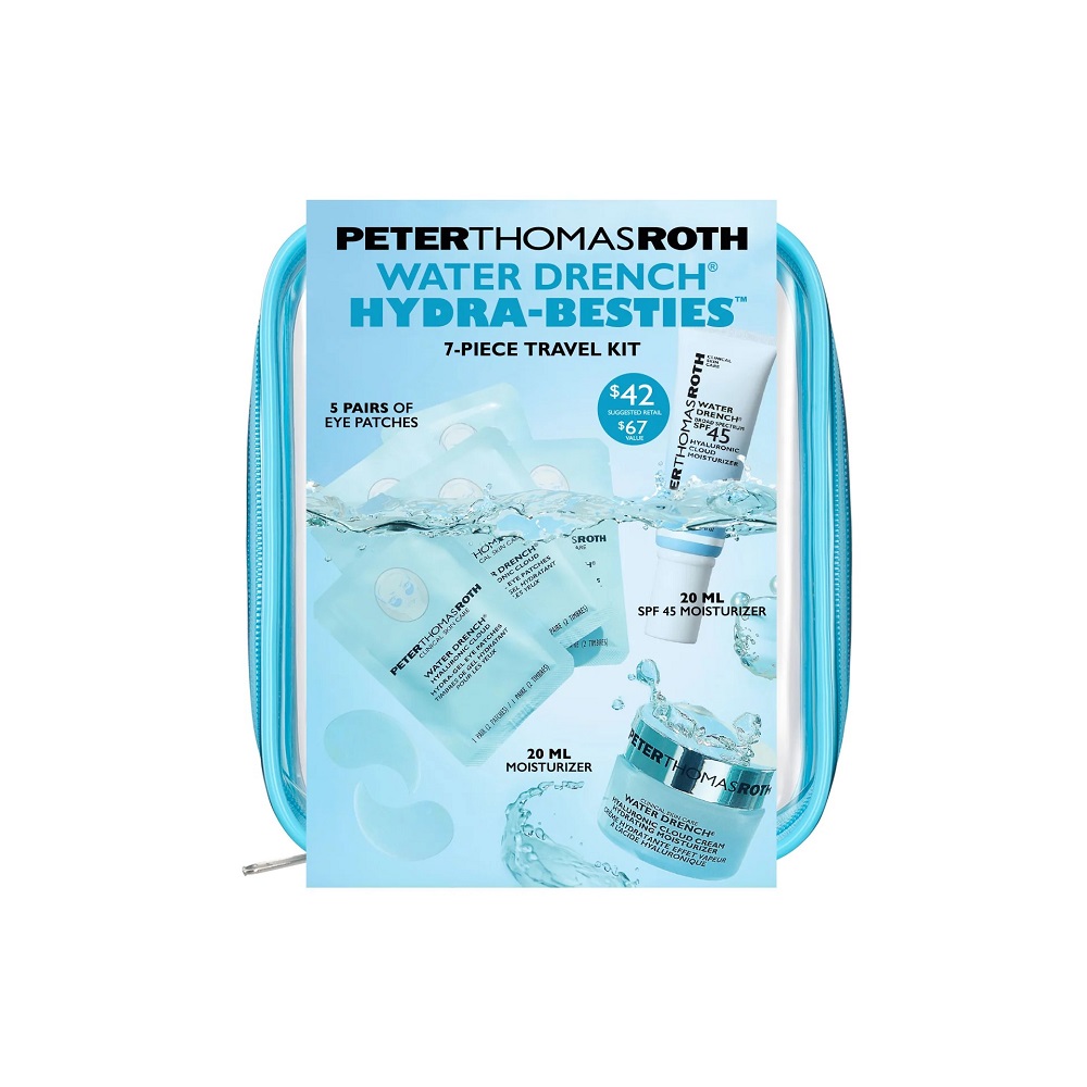 Peter Thomas Roth Water Drench Hydra Besties 7-Piece Travel Kit - Набір для зволоження у тревел форматі