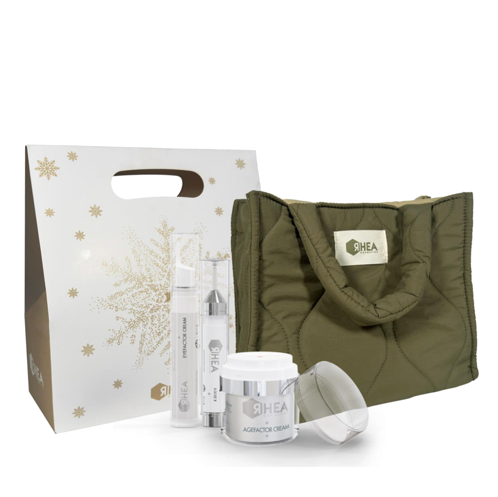 Rhea Vanity Bag AgeFactor Cream – Набір "Антивіковий догляд для зневодненої та жирної шкіри"