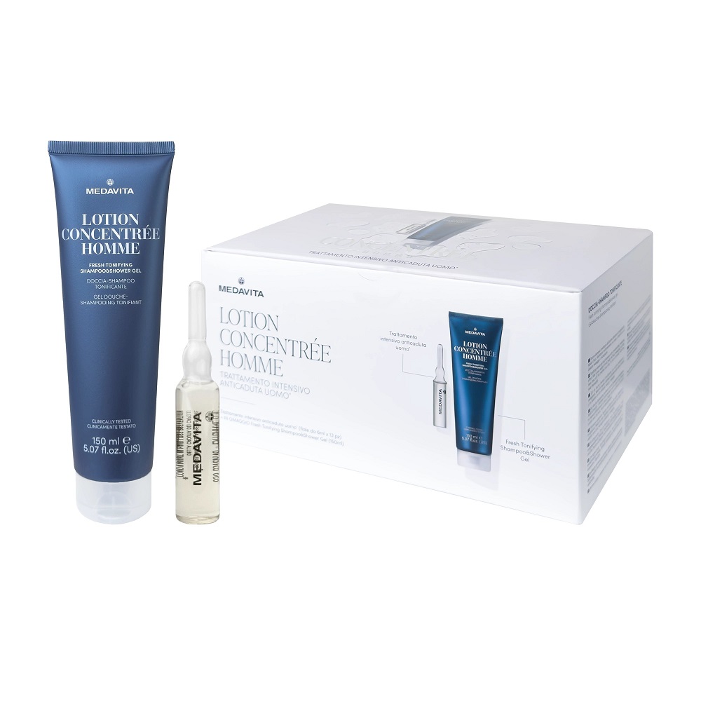 Medavita Lotion Concentrée Homme - Набір для чоловіків для профілактики та боротьби із випаданням волосся