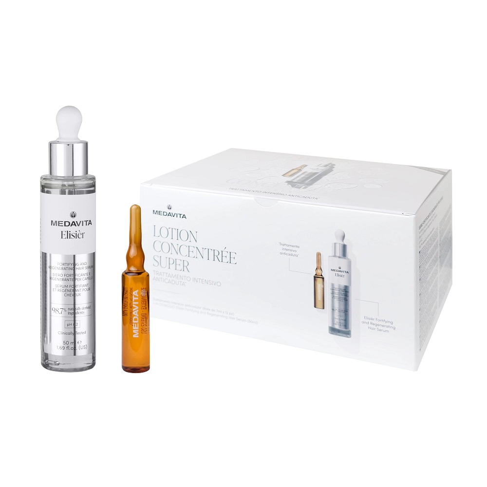 Medavita Lotion Concentrée Super & Elisièr - Набір проти випадіння волосся