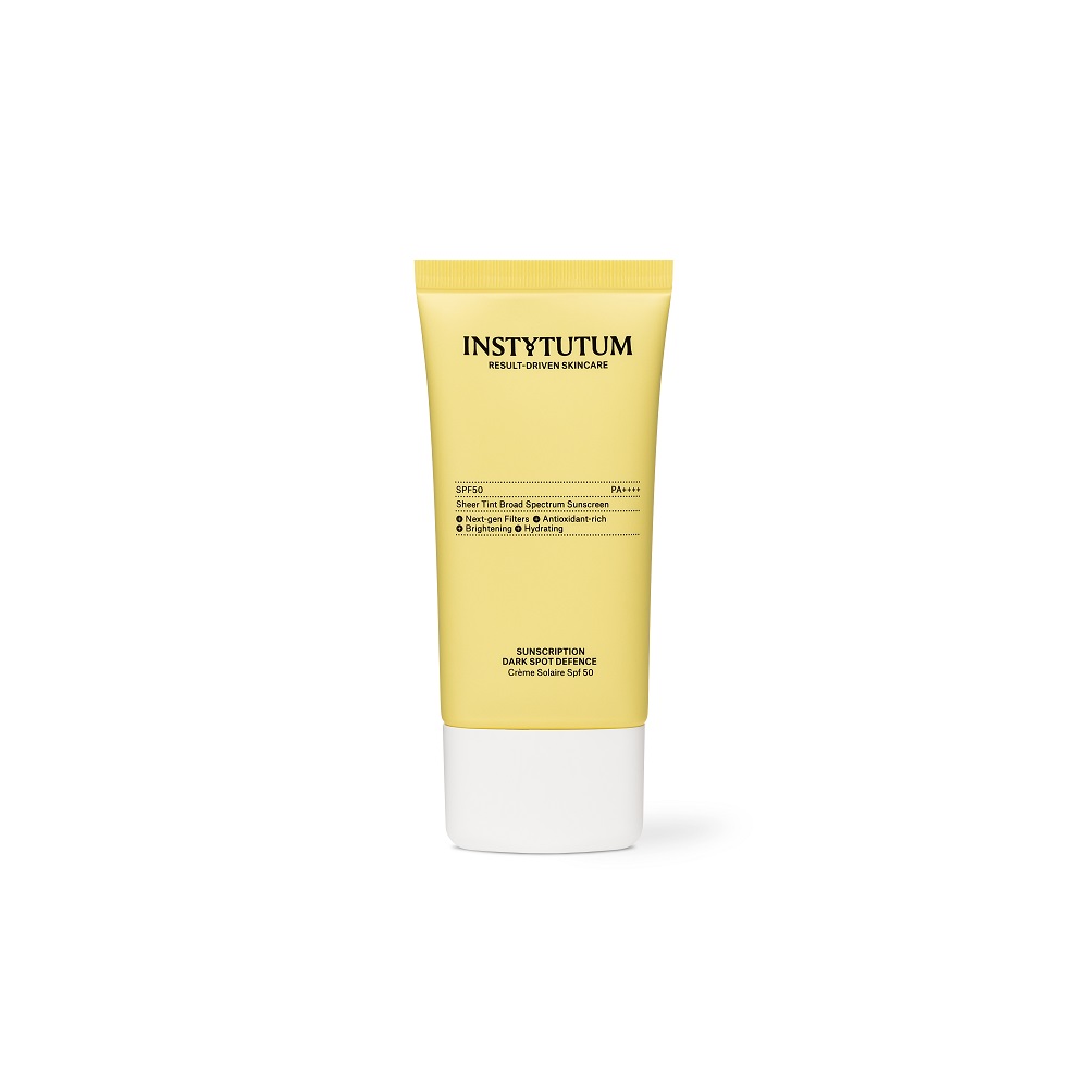 Instytutum Довершена лінійка Sunscription Dark Spot Defence SPF50 - Cонцезахисний крем3-в-1 для УФ-захисту, освітлення та догляду за шкірою