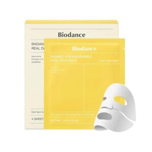 Biodance Radiant Vita Niacinamide Real Deep Mask - Гідрогелева маска для обличчя з вітаміном С і ніацинамідом