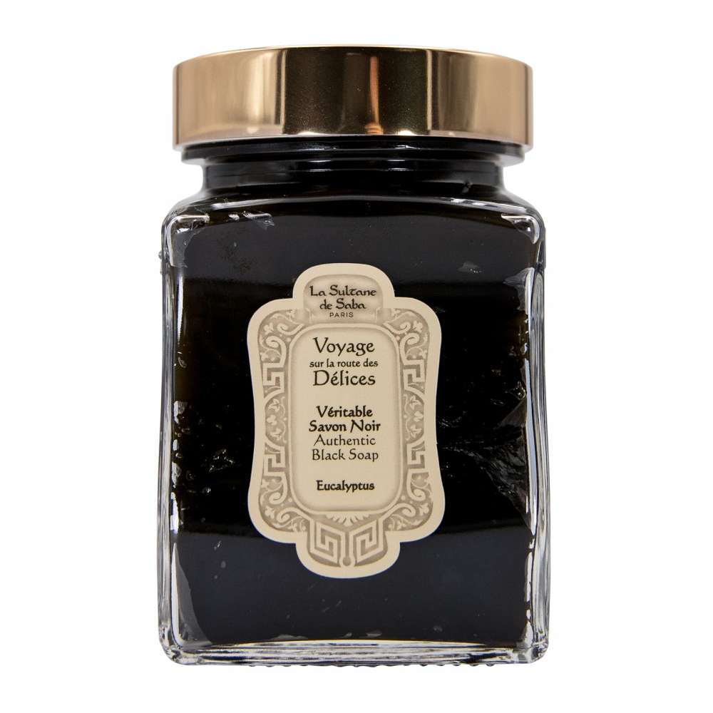La Sultane De Saba Authentic Eucalyptus Black Soap - Чорне мило з евкаліптом