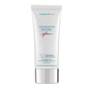 Colorescience Total Protection Body Shield Glow SPF 50 - Сонцезахисний крем для тіла з ефектом сяйва