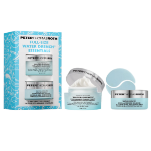 Peter Thomas Roth Full Size Water Drench Essentials Moisturizer & Eye Patches Gift Set - Повнорозмірний набір для комплексного зволоження шкіри